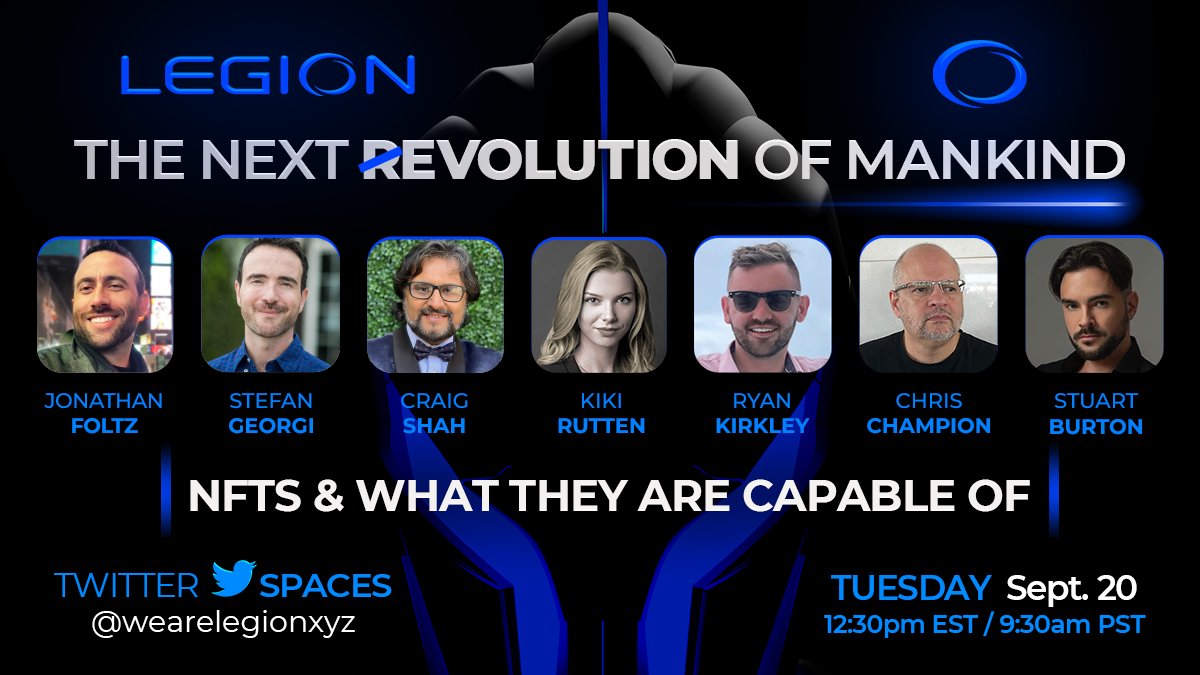 Happy #NFTDay! 

To celebrate, we're live today on #twitterspaces with our amazing guests @kikirutten_ @ryankirkley <a href="/niftables/">🅳🅰🆁🅺 🅺🅽🅸🅶🅷🆃</a> @masterclassmill &amp; hosts @marketchangers @stefangeorgi @craigshah10. We're deep diving into all things NFTs! 

Join us here: x.com/i/spaces/1YqGo…