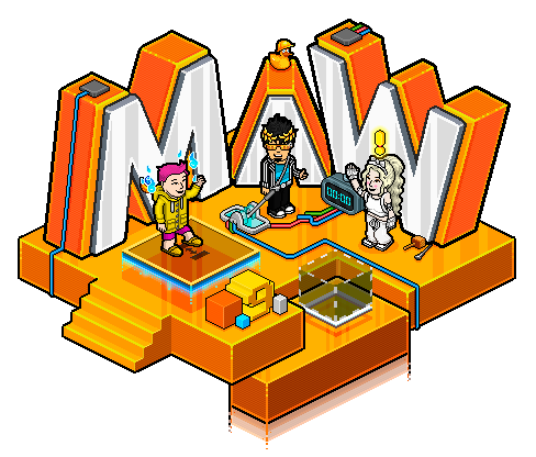 Hoy a las 20:00 HPE Comienza el primer gran evento de la 9º Generación MaW con <a href="/ES_Juancha/">Juancha</a> <a href="/ESkinered/">𝓚𝓲𝓷 ⋅˚₊‧ 🌸 ‧₊˚ ⋅</a> <a href="/DJchiruli/">DJchiruli</a> ¡Dragones en Habbo! ¡No te quedes sin pertenecer a un bando!🐲🔥

¡Imagen cortesía de nuestro querido pixel artista  
@leXdyn !