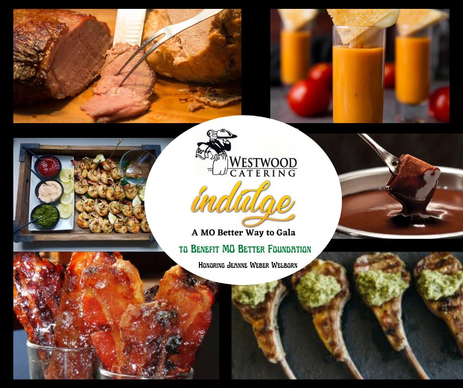 How do you make your largest and most important fundraising event "mo better!" Serve your guest some delicious, decadent food. The 2022 "Indulge" Gala to benefit <a href="/MOBetter_Found/">MO Better Foundation</a> is Nov. 12 at the Gallery at The District in Chesterfield, MO. Tix at MOBetter2022.givesmart.com