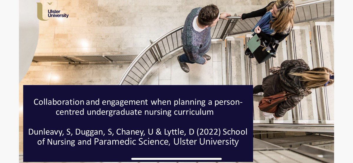 StephanieDunle2's tweet image. Fantastic to hear the developments on person centred curriculum at Ulster. @djlyttle @seanamduggan @UlsterUniSoNP