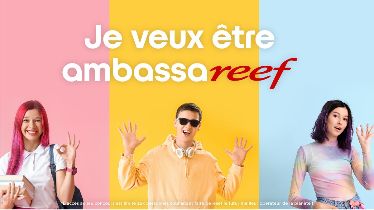 reef_telecom's tweet photo. 🚨 Reef alert !
On cherche nos prochains ambassareefs.
Votre mission : mettre Free en PLS 💪
On veut que des n°10 dans notre team, RT si tu veux en devenir un ! 😀 https://t.co/8n2DLpL33B