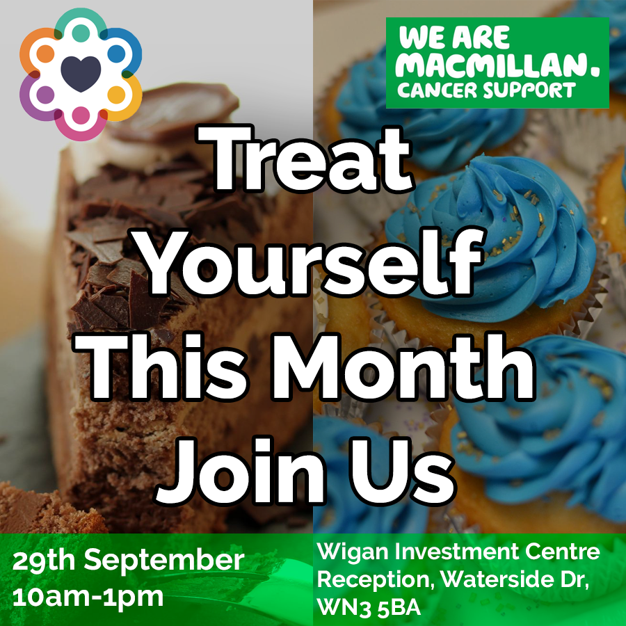PartnersPFL's tweet photo. Make sure to mark your calendars for next week! 📅
Join us next Thursday for our @macmillancancer Coffee Morning at the Wigan Investment Centre and help us raise money #makingadifference #fundraising #feedthemcake https://t.co/EgWU6lEOcl