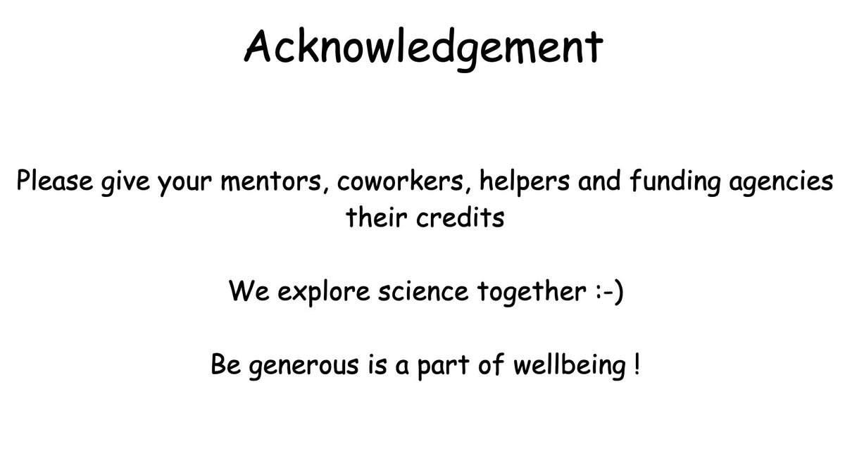 Jiafei_Mao's tweet photo. Really disappointed to see that there was no #acknowledgement in a #PhDApplicant's talk here. More shocking is that #PI, senior #scientists and other #trainees were rather fine with this... So here is my shout out - Do thank people and give them credits! https://t.co/x1UMQmlkfl