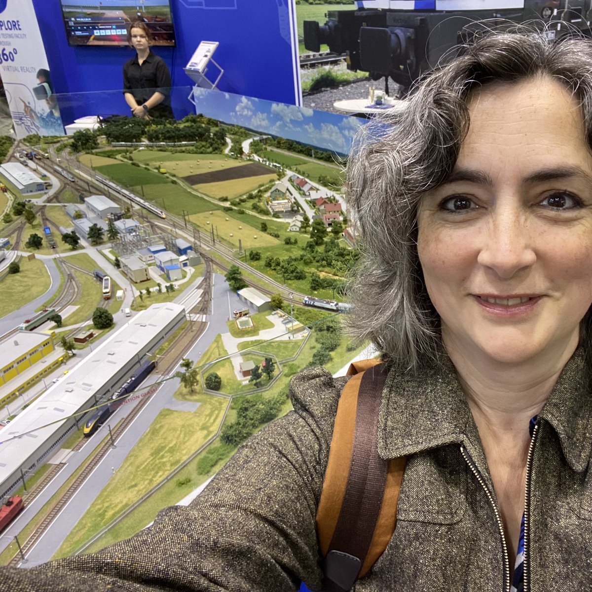 #innotrans is full of models - and I’m loving it! Wondering at what point I became a transport geek. 
<a href="/EsoterixSystems/">Esoterix Systems</a>