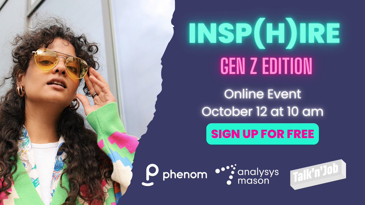 At INSP(H)IRE your industry peers share successes, best practices, pitfalls and learn from each other in a safe &amp; inspiring environment. This edition in all about conquering the 💜 of #GenZ. Save your seat here: cammio.com/events/insphir…
