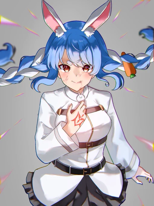 #ぺこらーと #fgo #ホロライブ「令呪を持って命じる...ぺこ!」 