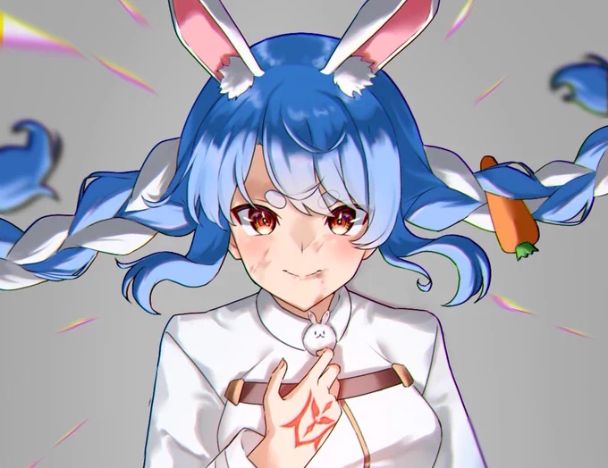 #ぺこらーと #fgo #ホロライブ「令呪を持って命じる...ぺこ!」 