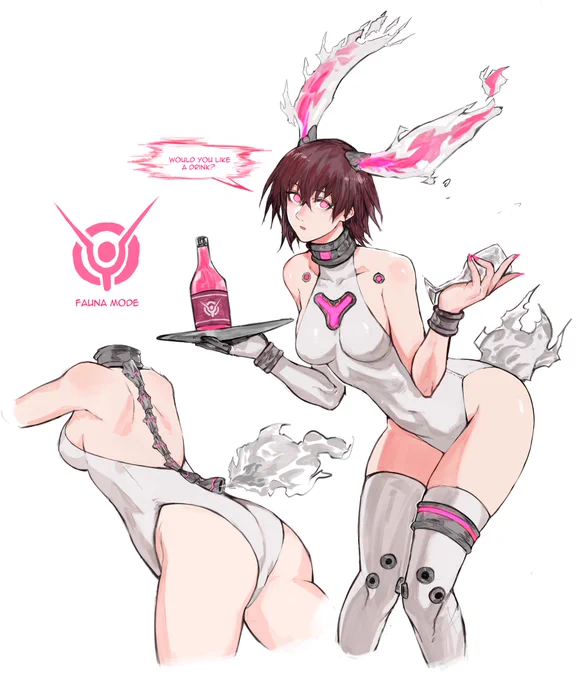 Bun of Cyborg and Flames 