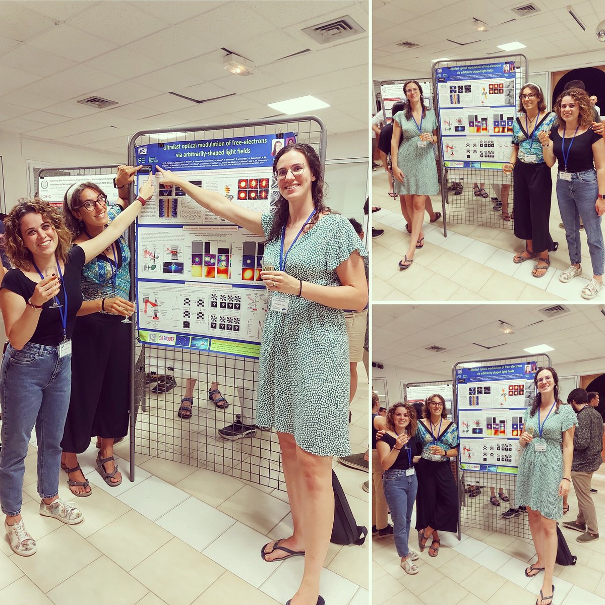 sm_electron's tweet photo. So proud of our amazing Beatrice, Irene and Veronica - they are rock star scientists! #SmartElectron is lucky to have all of these fierce #womeninscience inspiring the next generation! @ebeam2022 https://t.co/UqhQAS8oGS