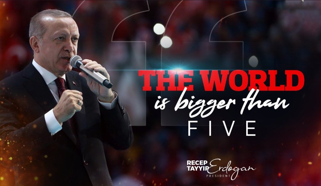 #OperasyonÇocuğuKim

📍Cumhurbaşkanı Erdogan:

❝ Güçlünün haklı olduğu değil, haklının güçlü olduğu bir sistem tesis edilene kadar

'Dünya beşten büyüktür' demeye devam edeceğiz. ❞

.
DÜNYA REİSİN EMRİNDE
GÜÇLÜ LİDER ERDOĞAN
#GüçlüCumhur
#DahaAdilBirDünya
#ErdoganforWorldPeace