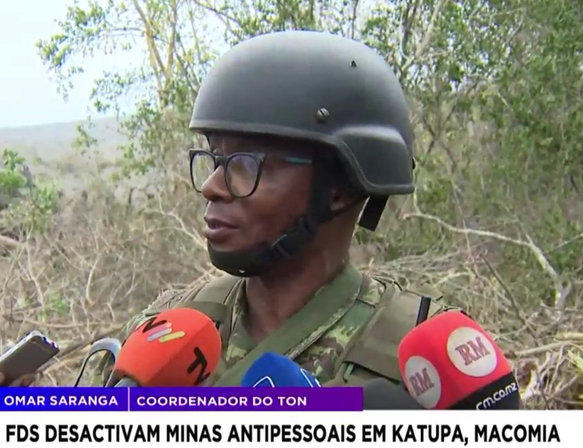 DelgadoCabo's tweet photo. FDS deactivate antipersonnel mines (IED) in #Katupa, #Macomia 

#tvm https://t.co/NkRsngLt0N