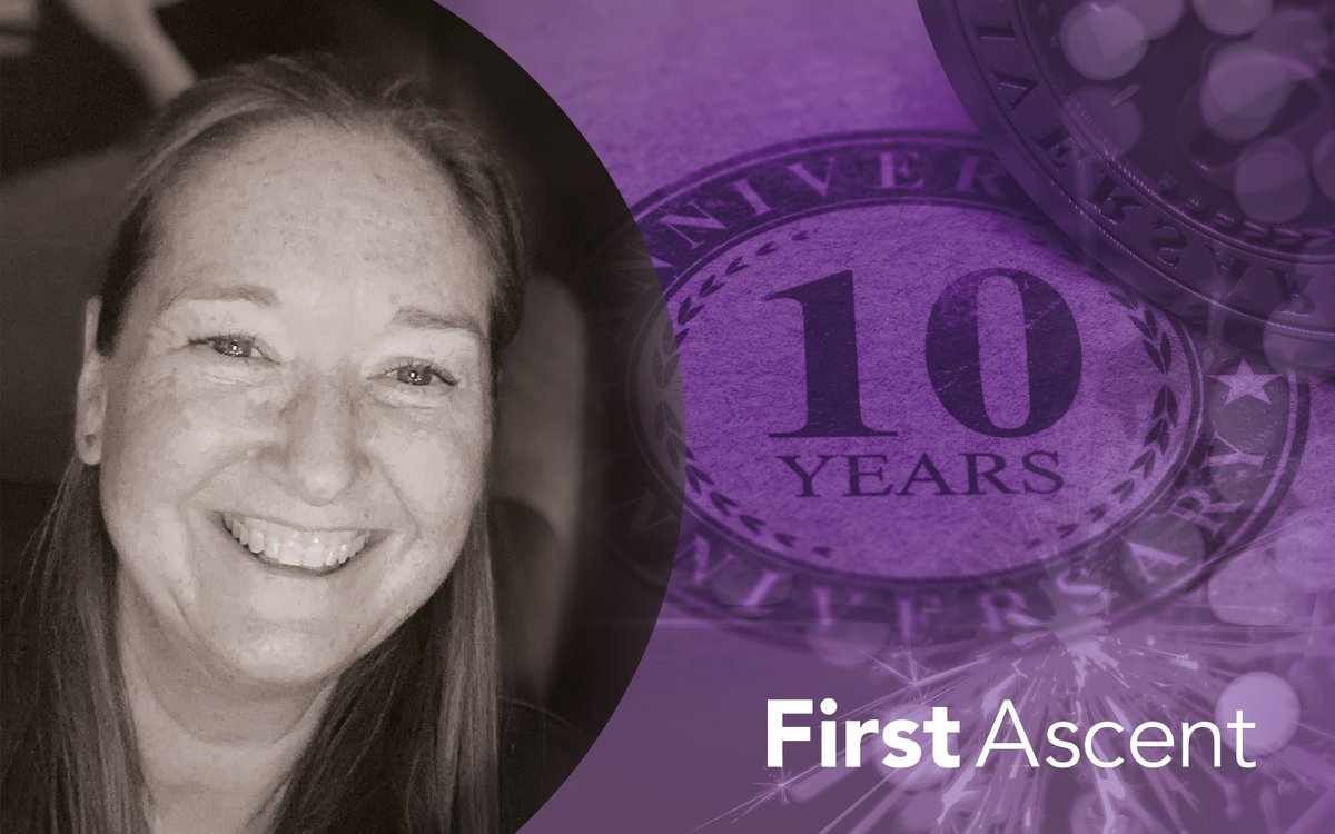 We are delighted to be celebrating Kylie Seaman’s 10-year work anniversary at First Ascent this month. 
Kylie, for being on the journey together with us these past 10 years; for all that you have achieved for First Ascent and for all that you do – THANK YOU!