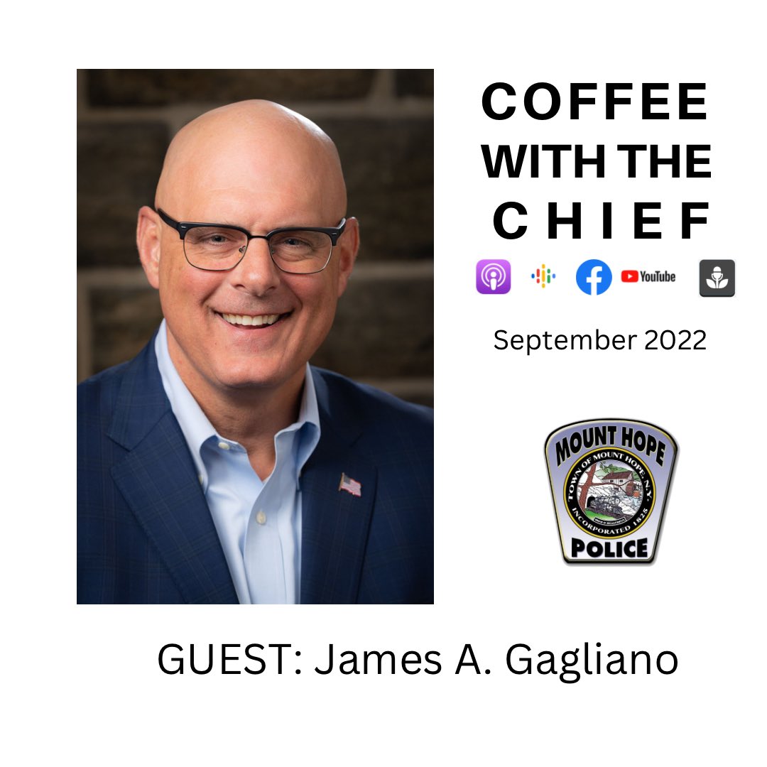 MountHopePolice's tweet photo. Listen in on @mthopechief’s conversation with @JamesAGagliano on this month’s episode of Coffee with the Chief.
Spotify: https://t.co/Kvu1BOk8Qy
Apple: https://t.co/aEDI6xT6lu
Buzzsprout: https://t.co/RlhqD71FMg https://t.co/7cYlSBSBaF
