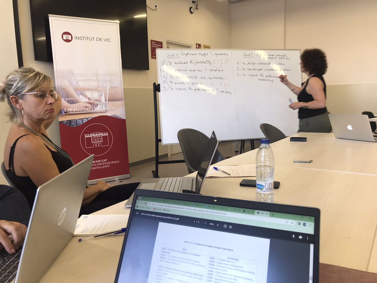 NETINVET's tweet photo. Decisions being taken by the #ESITL partners on the creation of modules that can fit Mobility purposes and that can be further assessed and recognised #ECVET @EUErasmusPlus @InstitutdeVic @AFT_TL @KS1Stuttgart @CECOA_ https://t.co/z3uozpUIcf