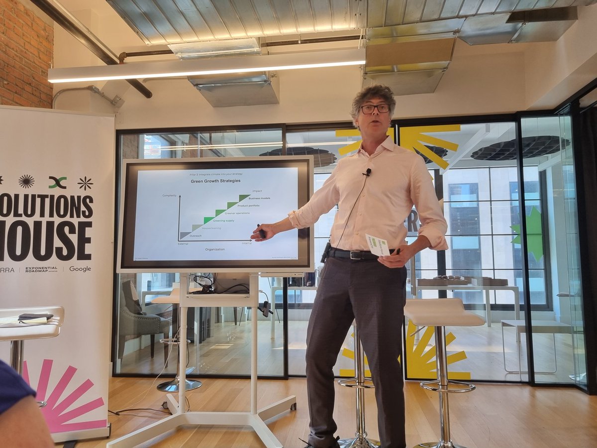 Green growth strategies are perfectly aligned with our 1.5 degree business playbook by #exponentialroadmap and #Ericsson at the #SolutionsHouse