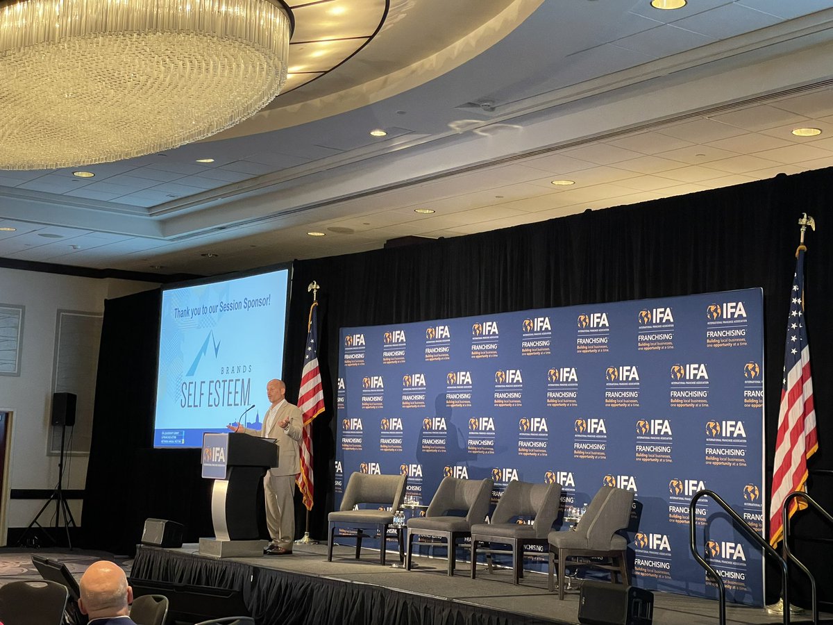 .<a href="/DaveMortensenAF/">David Mortensen</a>, Co-founder and President of Self Esteem Brands, welcomes <a href="/USDOL/">U.S. Department of Labor</a> <a href="/WHD_DOL/">WHD_DOL</a> Acting Administrator and fellow Minnesotan Jessica Looman to the stage #FAN2022