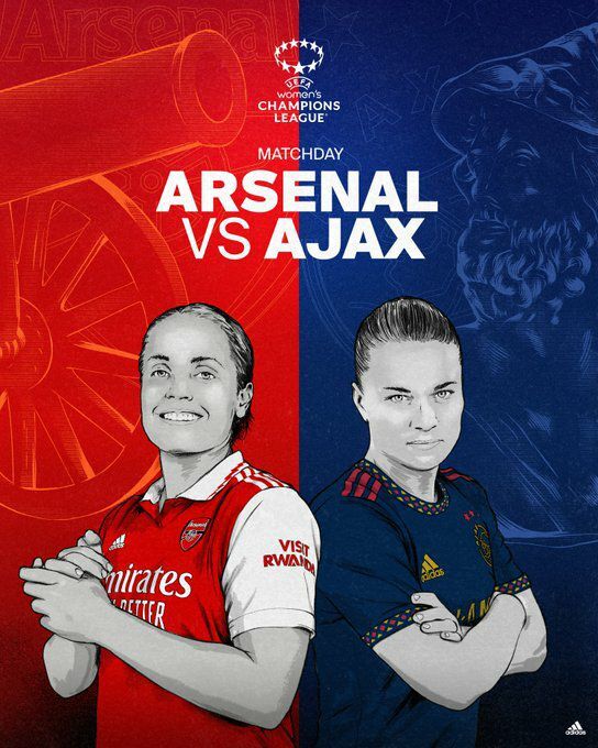 Arsenalmag_ir's tweet photo. 🏴󠁧󠁢󠁥󠁮󠁧󠁿 امشب در دور رفت مرحله پلی‌آف لیگ قهرمانان اروپا از ساعت ۲۳:۰۰ به وقت تهران تیم بانوان آرسنال در ورزشگاه میدوپارک از آیاکس پذیرایی خواهد کرد. این بازی به صورت رایگان از https://t.co/om3cZ3xkDc و یوتیوب پخش زنده خواهد شد. @Arsenal_Magazine
#آرسنال https://t.co/kIkGZo3ceY