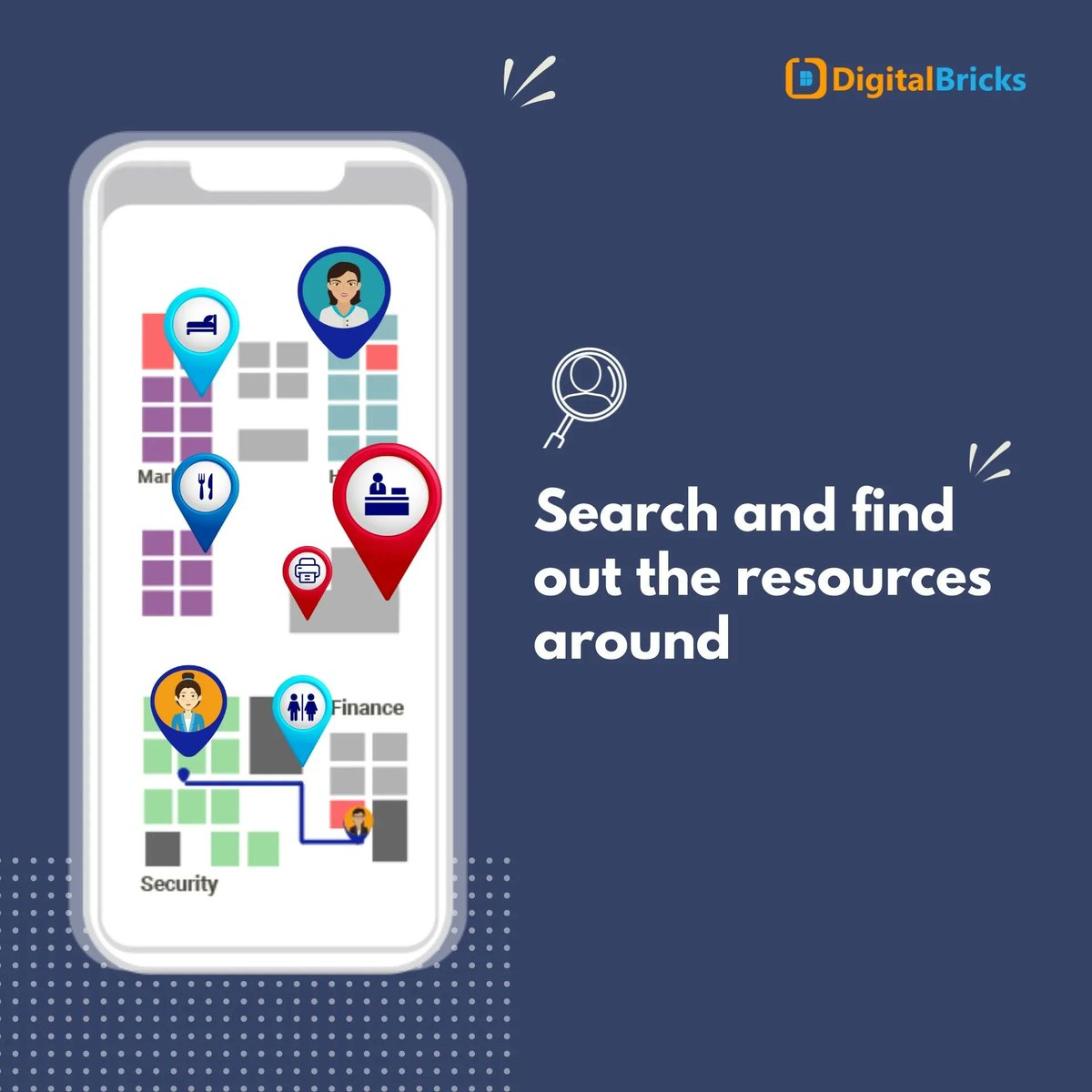 DigitalBricks2's tweet image. Search Nearby Resources | Mobile App
Using the Desk Management Mobile App employees can quickly search nearby people, resources and campus sites on interactive map and reach them using real-time navigation.
buff.ly/3RauCgP