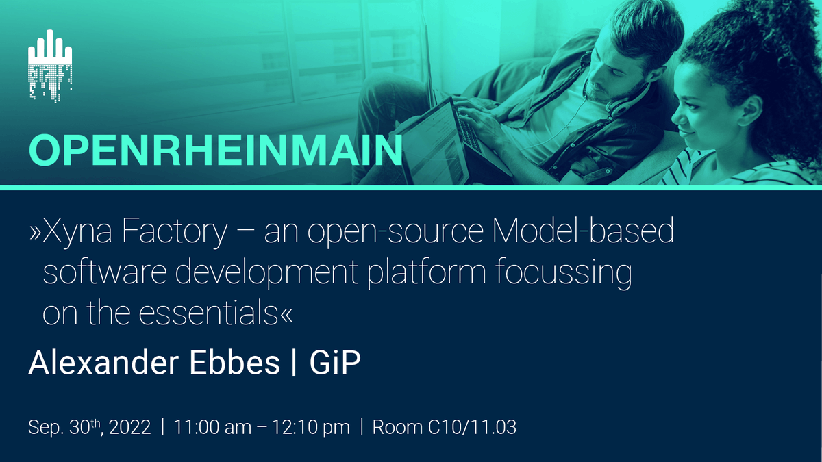 openrheinmain's tweet photo. Alexander Ebbes will talk about "Xyna Factory – an open-source Model-based software development platform focussing on the essentials" at #OPENRHEINMAIN. Get your tickets and see the whole agenda here: 🌐 https://t.co/tqJnkmwjIT #ORM2022 https://t.co/0uYtHwOsPd