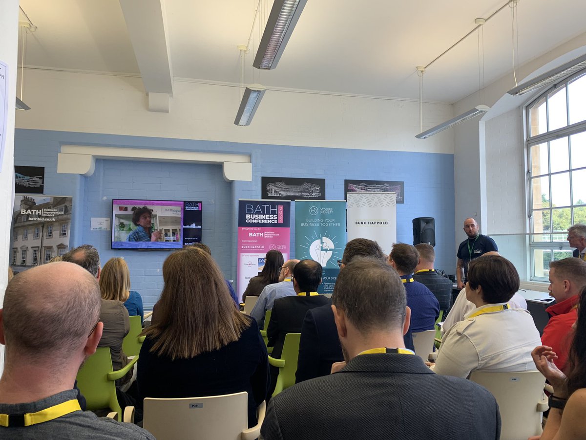investbrisbath's tweet photo. Great to be at the #BathBusinessConference this morning, hearing different viewpoints on the “State of the City”, #employment & #skills and #NetZero ambitions.
Lots of interesting discussions and ideas shared 💡
#Bath #business @bathbid https://t.co/KhHYTSCpnV
