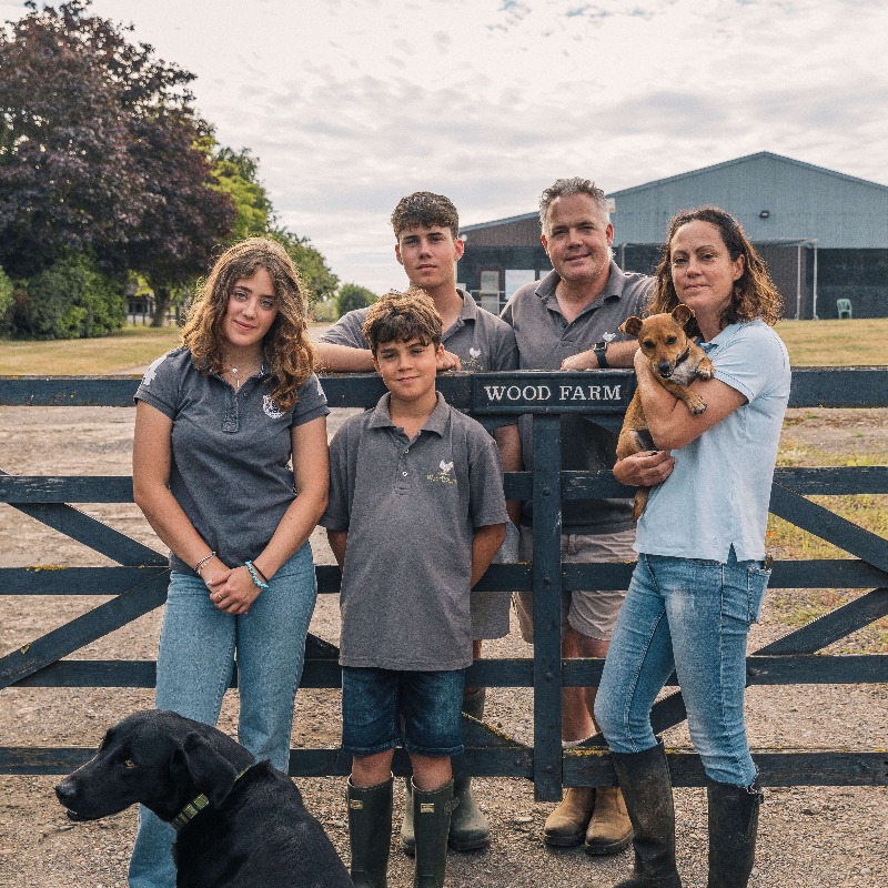 Alltech's tweet photo. Meet the Mear family, the long-established custodians of Wood Farm, Cambridgeshire, England. See how they have made simple changes to their farm to achieve a carbon-neutral, no-waste poultry production. #PlanetofPlenty