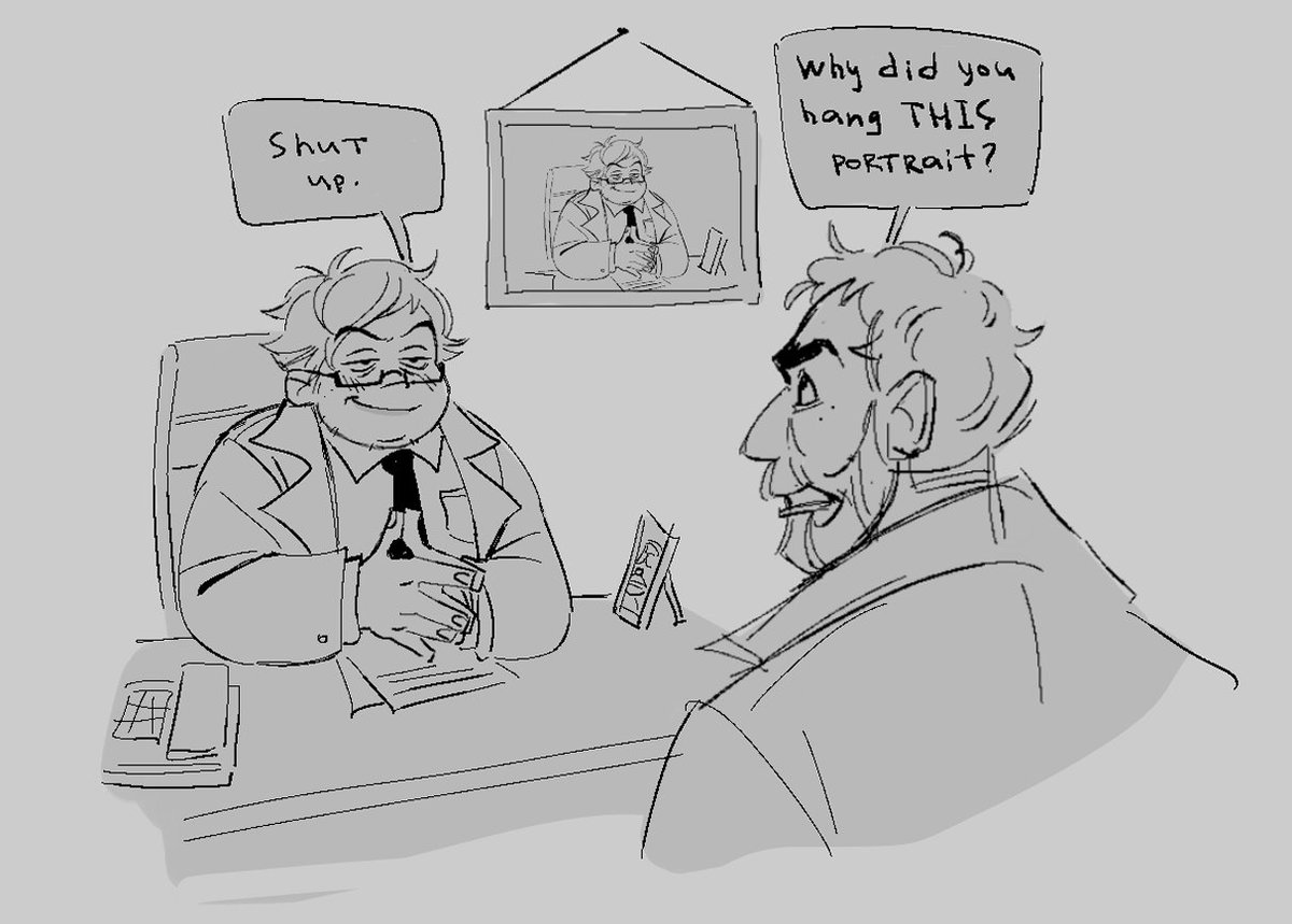 currrsy's tweet image. this office au makes me happy