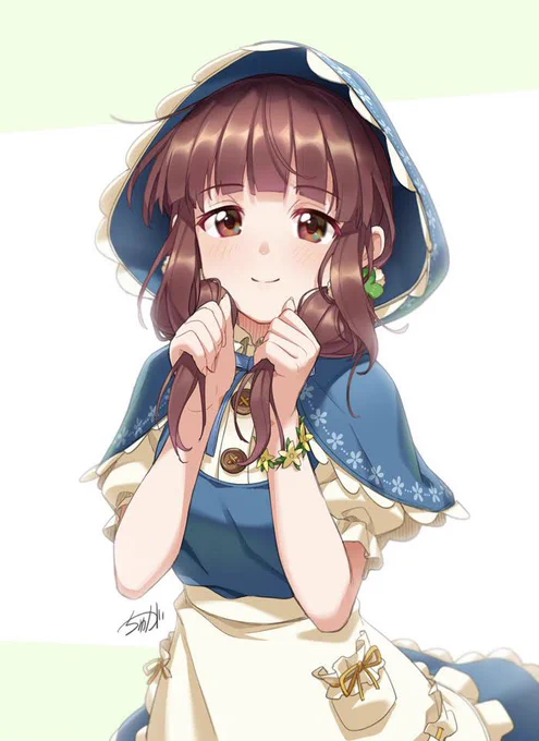 この衣装の智絵里めっちゃ可愛くて好き。 