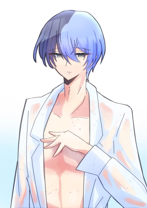 推しがびっちゃびちゃになってたからつい 