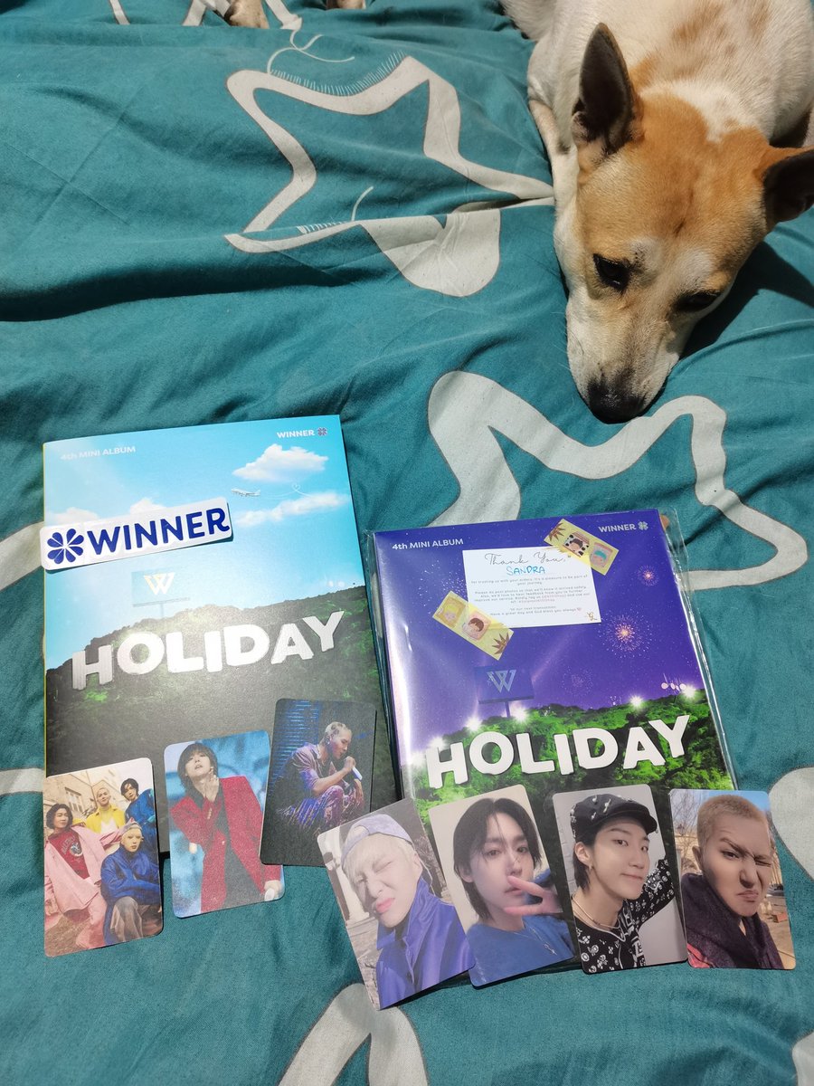 treasuredamiiii's tweet photo. Just got my #WINNER HOLIDAY ALBUM with Unsealed GA prize! 😍😍😍 Thank you sooo much for this @K131Shop &amp; @icingsings, appreciate much! https://t.co/NwuI9n4Tp8