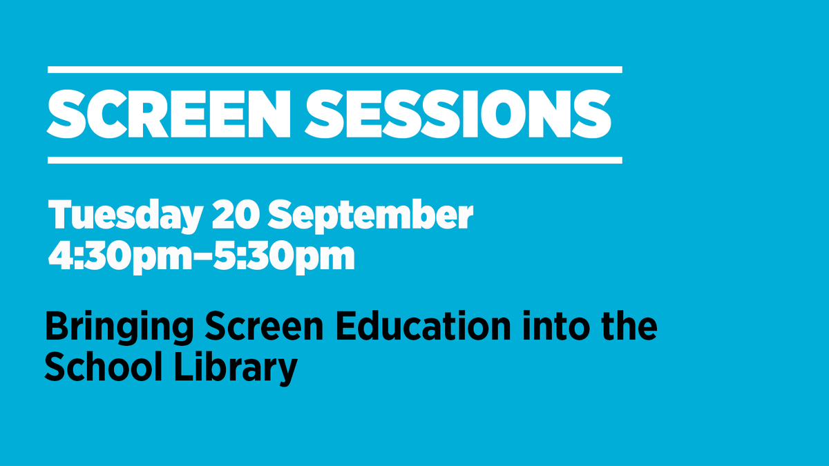 screenscots's tweet photo. 📣 Calling all teachers!
Join us this afternoon for the first #ScreenSession of the academic year 🧑🏫
Today's free online CLPL session will be about bringing screen education into the school library.
Find out more on our website and sign up ➡️ https://t.co/1pt6gEjzfK https://t.co/bPJaQTiJr2