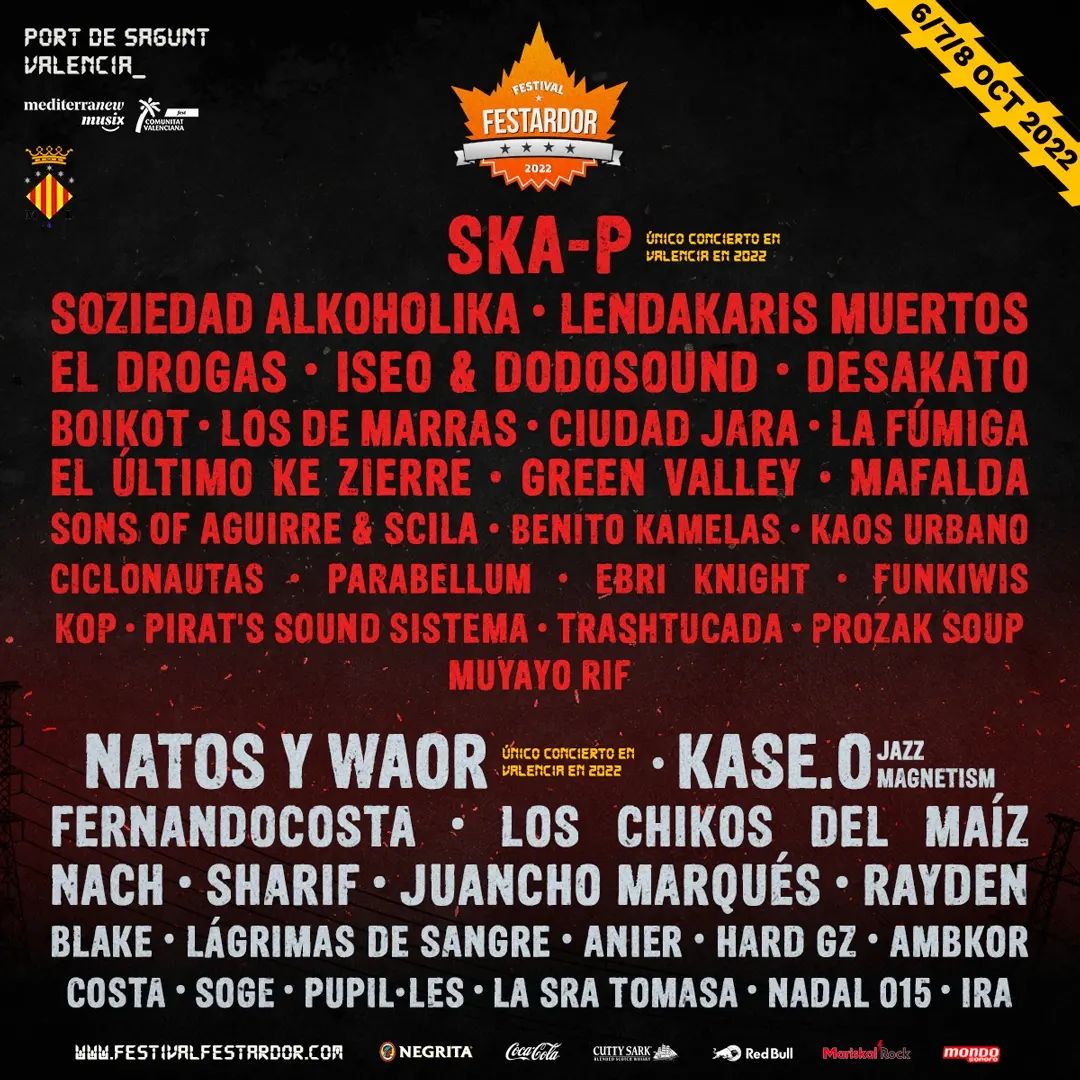 👉SORTEO DOS ABONOS PARA EL FESTADOR 2022👈 

Sigue las instrucciones y vente con nosotros al mejor festival de otoño en España.😍

1⃣: Síguenos a <a href="/festibalazos/">Festibalazos</a> y <a href="/MediterraneaFes/">Festival Mediterranea</a>
 
2⃣: Da RT a este post

Preparado darlo todo en el Festardor 2022❓