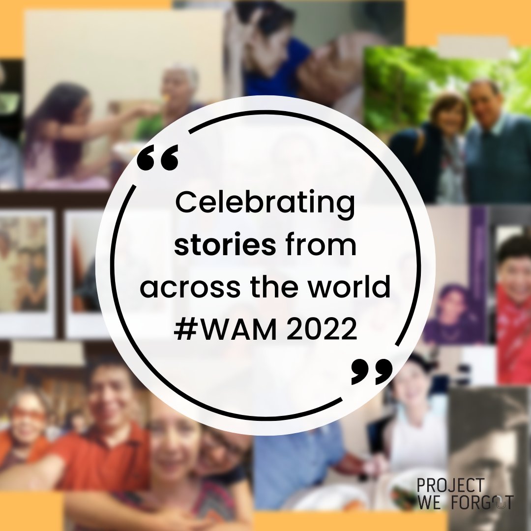 projectweforgot's tweet photo. This year for World Alzheimer’s Month, we are celebrating the experiences and journeys of caregivers and their loved ones from all around the globe! 🌏

Join us tomorrow on World Alzheimer’s Day, for the release of our first story in this series! 💜

#WorldAlzMonth #Dementia https://t.co/MogzvR8OUo
