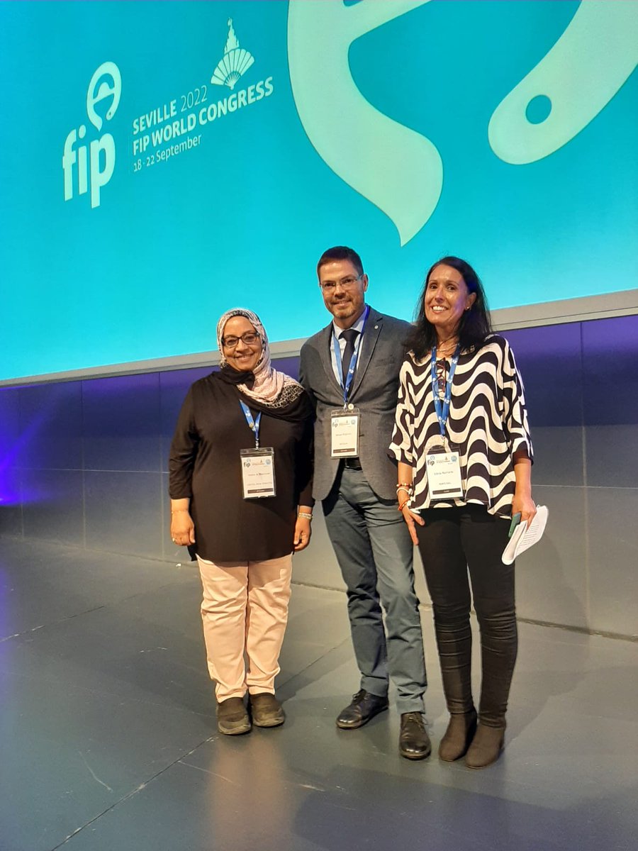 EAHPofficial's tweet photo. Managing #MedicineShortages and equitable access to medicines were centre stage at #FIP2022 today! #EAHP Director of Finance Dr Miljković reflected on the potential of Prospective Risk Assessments, while Prof. Nadia Al Mazrouei touched on #pharmay responses during #COVID! https://t.co/1qAF7WD8CQ