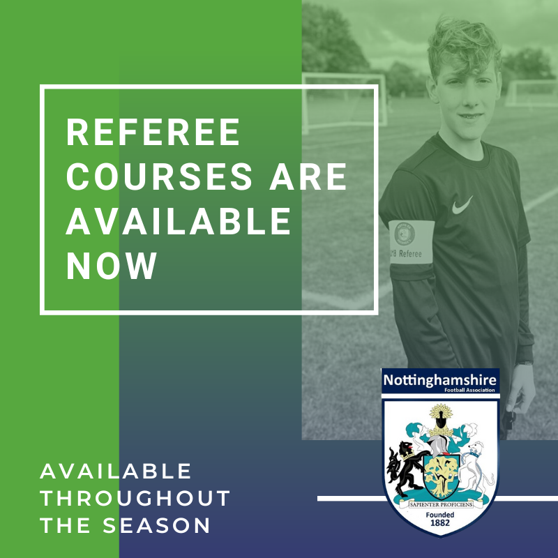 YELNottm's tweet photo. This season Notts FA will be running a total of 24 ref courses. There's 3 courses in October, - one course at school half term. The booking system has been made easier to book onto courses. Simply click the link below. Must be 14 or older.
https://t.co/ESPuTV0MCK https://t.co/CIos9hIgJK