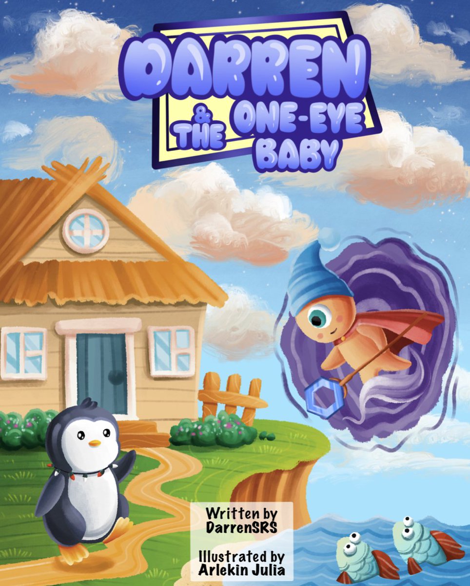 Introducing the launch of my side project:

"Darren &amp; the One-Eye Baby"

A completely free e-book for children aged 5 &amp; under, featuring yours truly, and the first children's storybook brand built upon the spirit of web3.

~ read further for download link and more details ~

1/