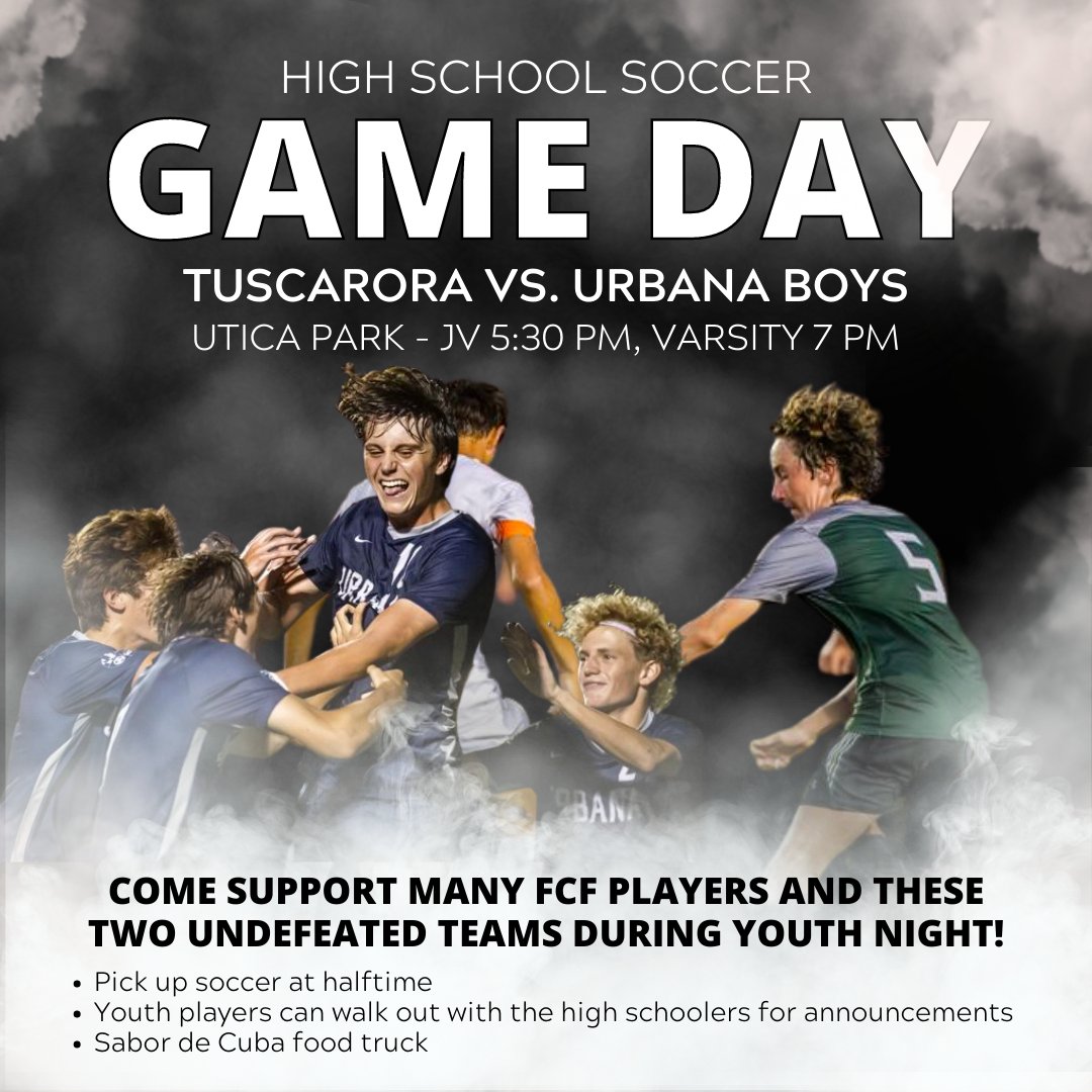 FC Frederick (@fcfrederick) on Twitter photo Want to see many of our FCF players in a Frederick County battle of undefeated teams? Utica Park is the place to be tonight for Youth Night! #FCFrederick <a href="/THSTitans/">FCPS Tuscarora HS Athletics</a> <a href="/FrederickSports/">Frederick Sports</a> Want to see many of our FCF players in a Frederick County battle of undefeated teams? Utica Park is the place to be tonight for Youth Night! #FCFrederick <a href="/THSTitans/">FCPS Tuscarora HS Athletics</a> <a href="/FrederickSports/">Frederick Sports</a>