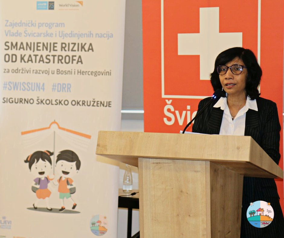 UN_BiH's tweet photo. The "Safe School Environment" initiative improved the safety of over 6⃣0⃣0⃣0⃣ students &amp; staff in 10 schools in 🇧🇦 🏡

Actions were implemented by @WorldVisionBiH &amp; @UNICEFBiH under 🇨🇭🇺🇳 DRR action, and results presented today ➡️https://t.co/OOYEhJSiCM
#SWISSUN4 https://t.co/U01nDc2Ql6