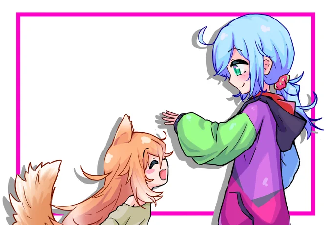今日見せられるイラストないからって過去絵漁っていたんですけど、途中からうちの子かわいいなぁって限界化してました!!かわいいね! 