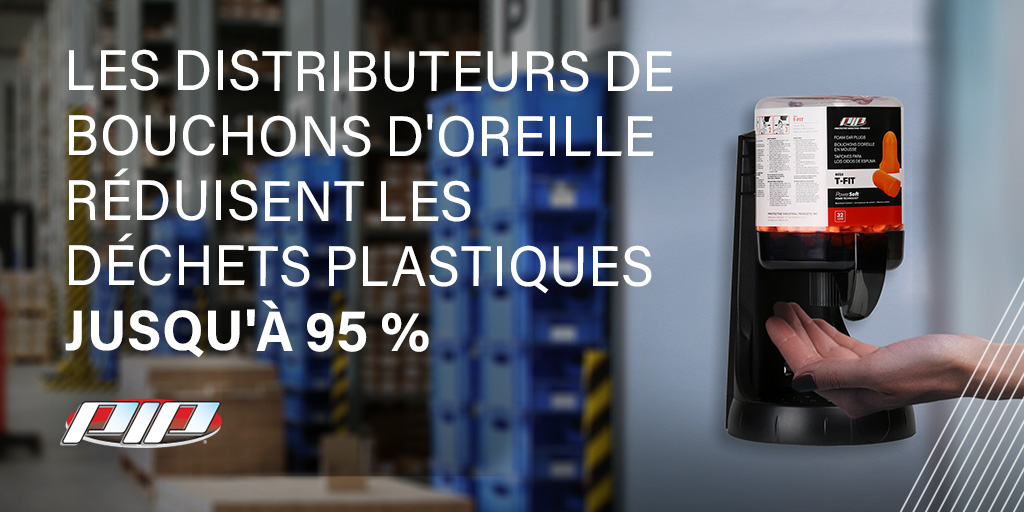 canada_pip's tweet photo. PIP® vous propose des distributeurs de bouchons d'oreille pré-remplis qui aident à réduire les déchets plastiques jusqu'à 95 % par rapport aux bouchons d'oreille emballés par paires individuelles. Pour en savoir plus : https://t.co/rS1hMej72u
#sécuritépip #sécuritédurable https://t.co/LMUFw9JtH8