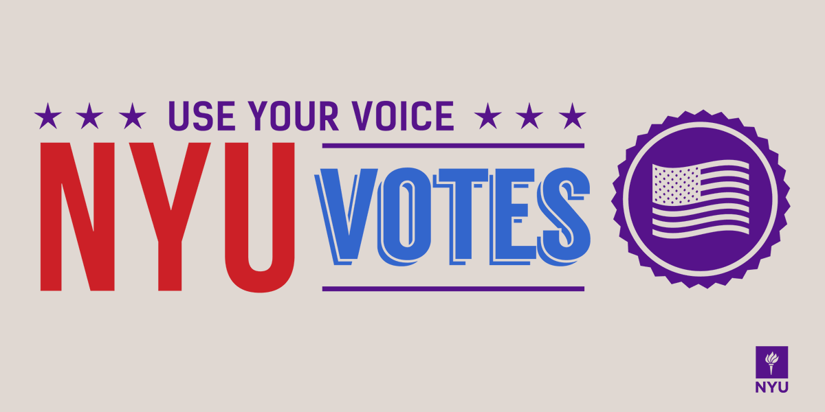 NYU Votes is proud to partner with #NationalVoterRegistrationDay! Take a quick minute to register, check your status, or find a registration event near you. qrco.de/regtovote