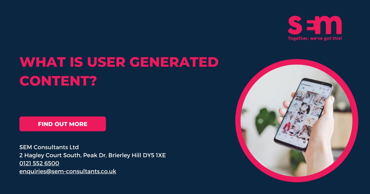 SEMCONSULTANTS's tweet photo. What is User Generated Content ❓

Read More👇
https://t.co/qI4iTTd77g

#semconsultants #inclusivity #google #digitalmarketing #marketingagency #seo #ppc #googleads #socialmediamarketing https://t.co/AkIFV9nn8W