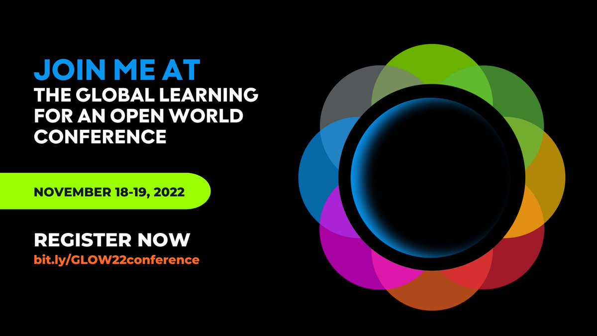 GlobalEdAction's tweet photo. 8 more weeks until the Global Learning for an Open World virtual conference! Have you registered yet for the free PD event on #globaled and innovation in education?  We're accepting proposals, too, through 11/1/2022. https://t.co/lFU4N7QI8b #onlinePD #profdev #globalcitizenship https://t.co/m1cjy87roJ
