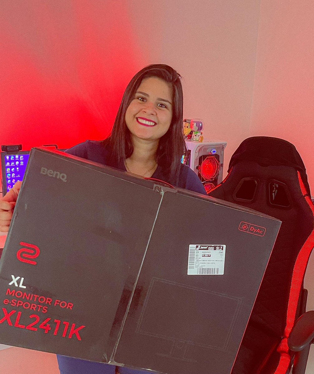 sra_maravilha's tweet photo. Eu sou apaixonada pelos monitores da BENQ. E eu vou testar o monstro Monitor XL2411K, 144Hz, 1ms, tecnologia da Zowie Dyac e 24 polegadas.
#benquilty #dyac #fullhd #zowie #144hz #gamingmonitor #monitorprofissional
Se ficou curiosos, acessa esse link https://t.co/iB6nES3crf https://t.co/Q1Q3sXFWkd