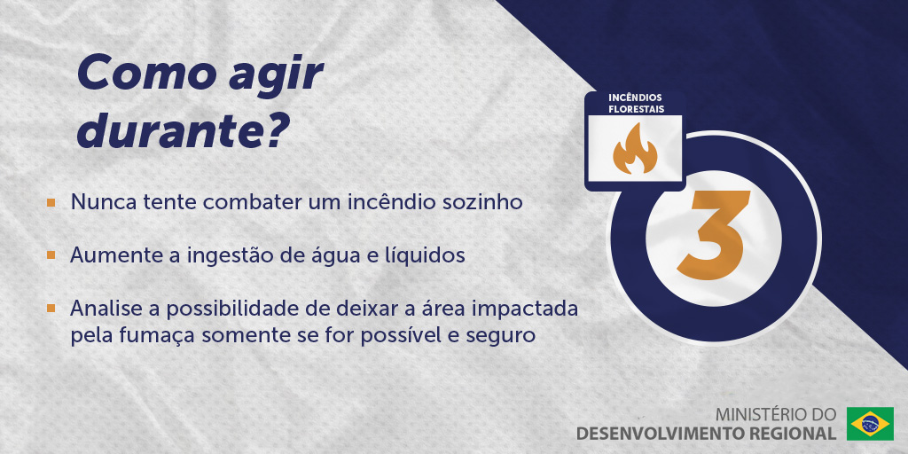 Conheça as recomendações da @defesacivilbr para prevenir e de como agir em situações de incêndios florestais ⤵️