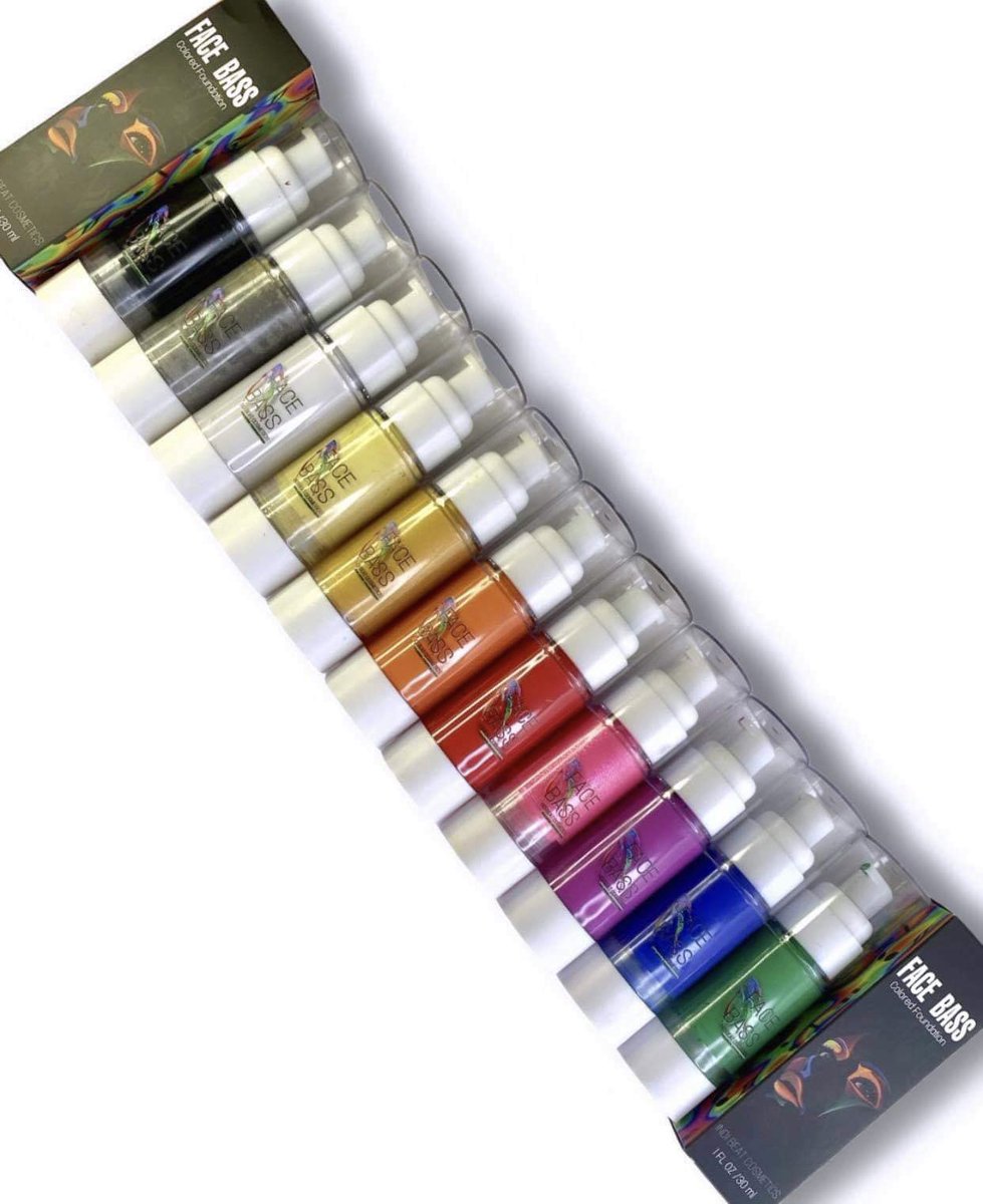 Spooky season is not the same without Face Bass! Save time with our colored foundations. A streak free solution in half the time with twice the coverage! Get your preorders in! Full sets ship next week! 📸 @xtinembeauty