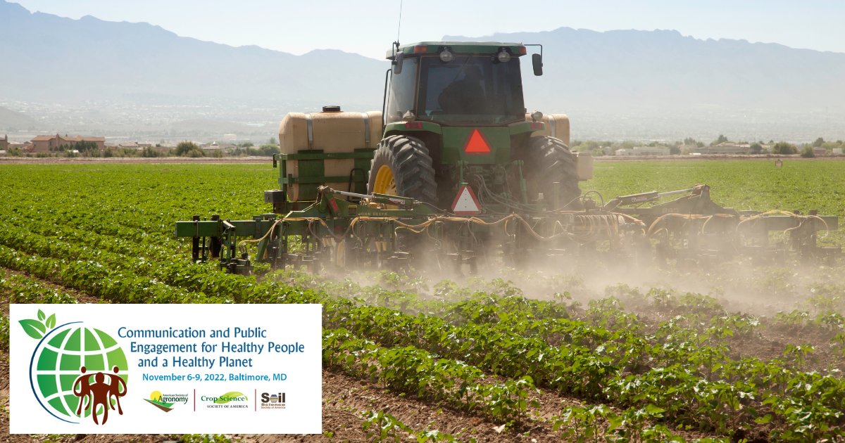 SSSA_soils's tweet photo. A plethora of #symposia awaits you at the 2022 Annual Meeting, Nov. 6-9 in Baltimore, like this session titled "Navigating Rapidly Changing Global Fertilizer Markets." 

Check out more trending symposia offered at the meeting here: https://t.co/wbEGIGMNR3 #ACSmtg https://t.co/U36aBX4r9K