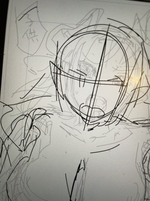 前にラフ描いてた時にセリフが浮かんでた筈なのに完全に忘れた…ちゃんとメモしとかないから… 