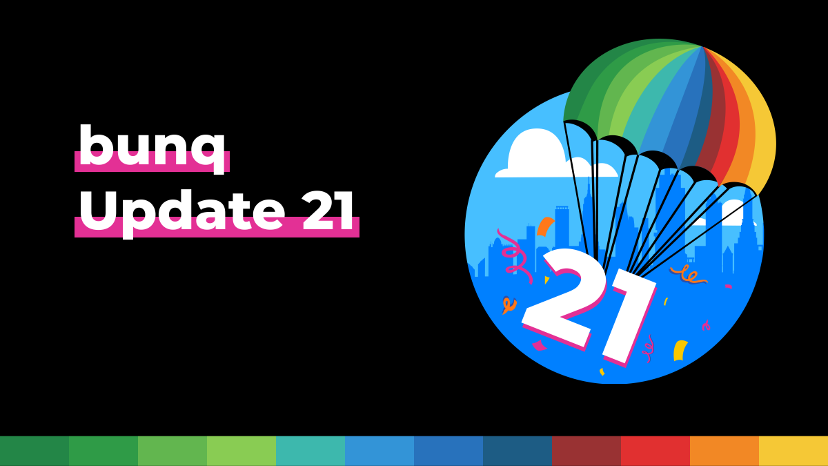 bunq's tweet photo. Something exciting is coming and we can’t wait to share the big reveal with you at #bunqUpdate21! 🌈 

Catch the live stream on October 11, 2022 at 8:30 pm.🚀 https://t.co/lOUiBRPQlT