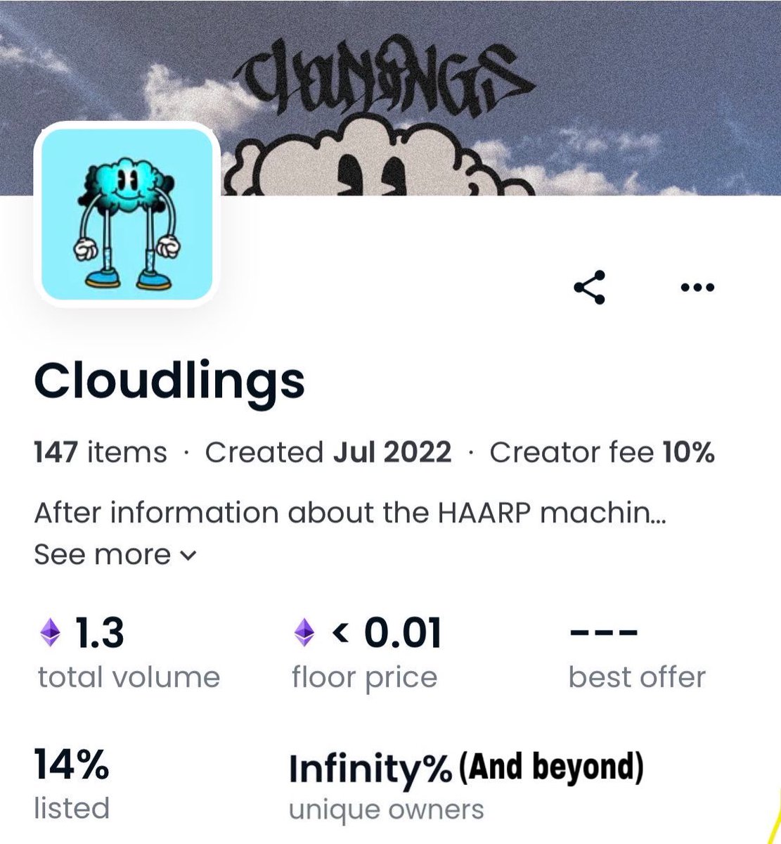MattCWalshArt's tweet photo. Bless up #cloudfam we made it! https://t.co/2iPqLYWcFo
