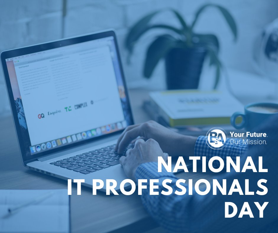 BartAssociates's tweet photo. Happy #NationalITProfessionalsDay! Thank you to those at B&amp;A and in the wider #techindustry who work to keep us connected, help our organizations thrive, and deliver quality services to our customers. #thankyou https://t.co/8MvduT8AO9
